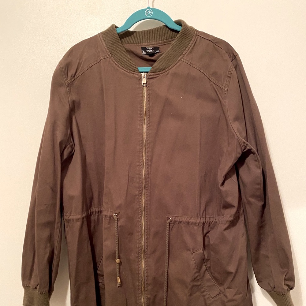 Plus Size Army Jacket